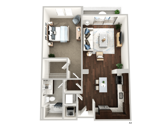 Floor Plan  A2 ( Sunrise)
