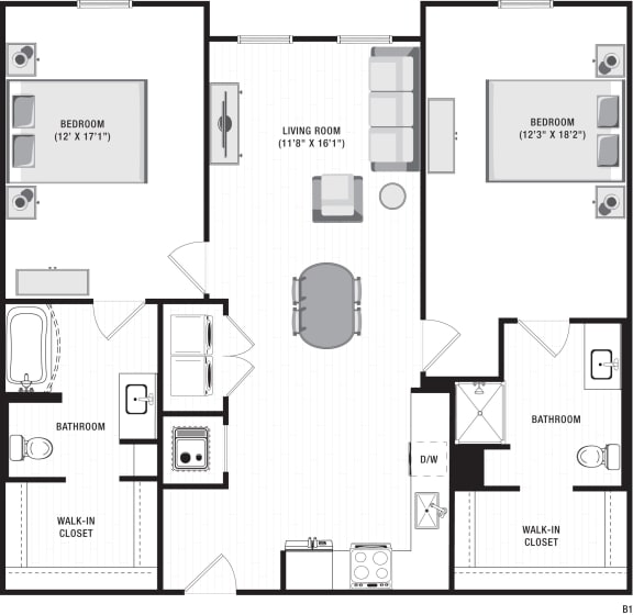 SWEETWATER VISTA FLOOR PLAN B1