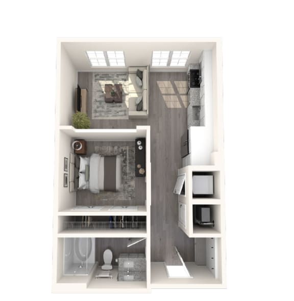 Floor Plans of Populus Westside in Atlanta, GA