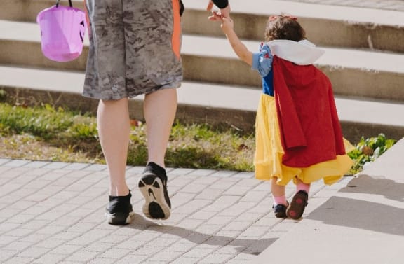 Woman With A Child at Patterson Place, Santa Barbara, CA, 93111