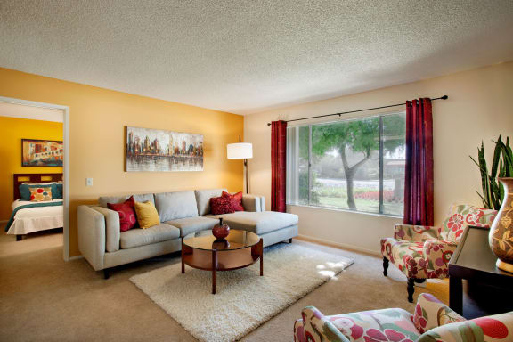 living_room at Patterson Place, Santa Barbara, California