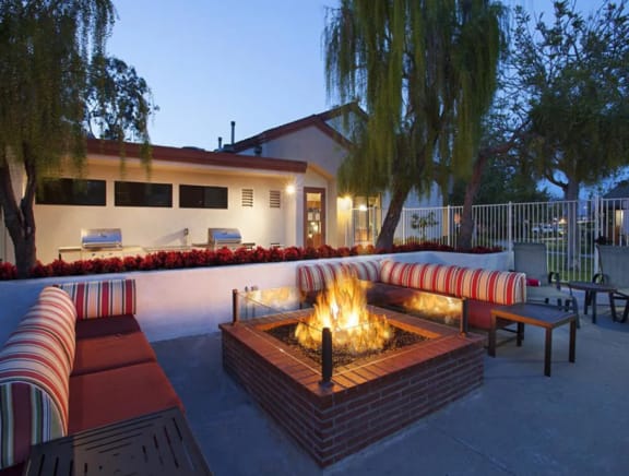 Firepit at Pacific Oaks, Goleta, CA