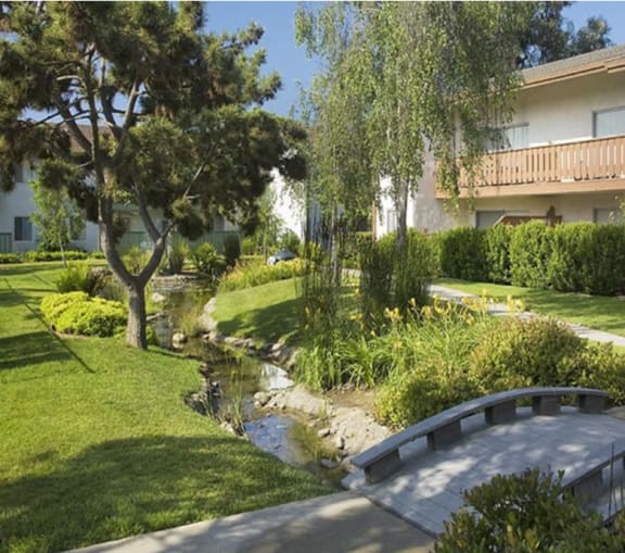 Courtyard at Pacific Oaks, California
