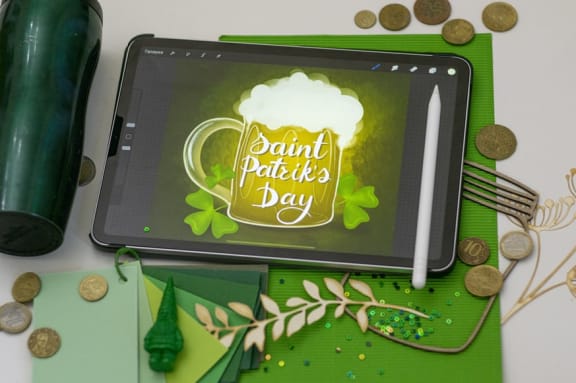 St Paddy at Rancho Franciscan Senior Apartments, Santa Barbara, California