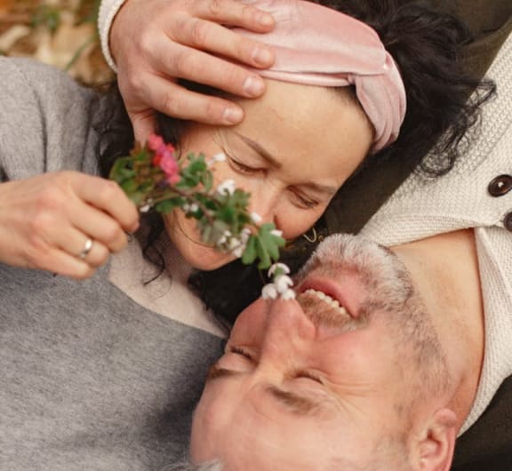 Lovely Couple at Cypress Meadows Senior Apartments, California