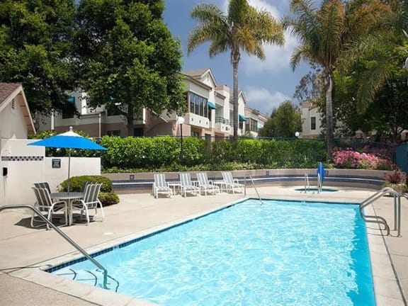 Pool at Cypress Meadows Senior Apartments, Ventura, CA