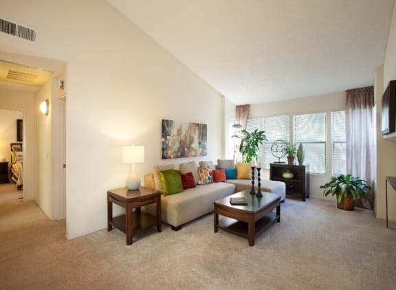Living room area at Cypress Point Apartment , Ventura, CA