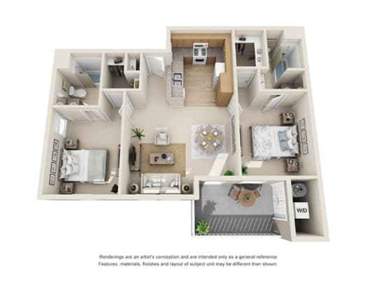 Floor Plans at Ralston Courtyards, Ventura, CA, 93003