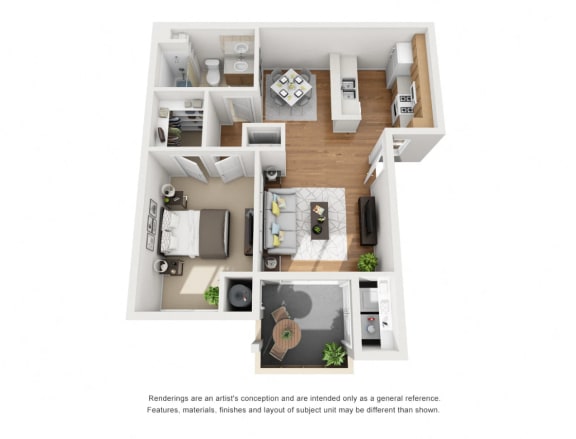 Floor Plan Layout at Siena Apartments, Santa Maria