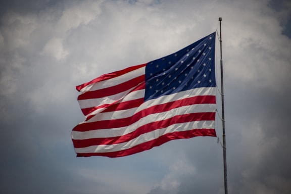 Flag at Siena Apartments, Santa Maria, California