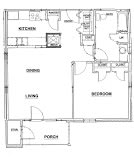 Floor Plan  1 Bedroom | 1 Bathroom