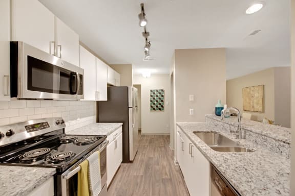 Upgraded Kitchen With Stainless Steel Appliances at Crosstown at Chapel Hill, North Carolina, 27517