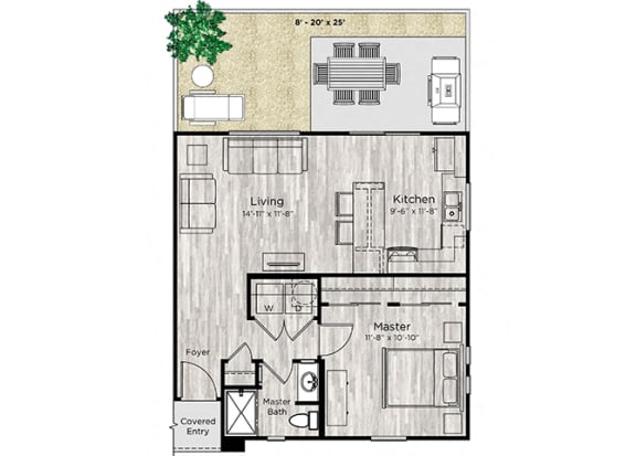 The Alcove Floor Plan The Alcove Floor Plan at Avilla Camelback Ranch, Phoenix, AZ