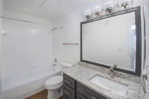 Modern Bathroom Fittings at The Jax Apartments, San Antonio, Texas