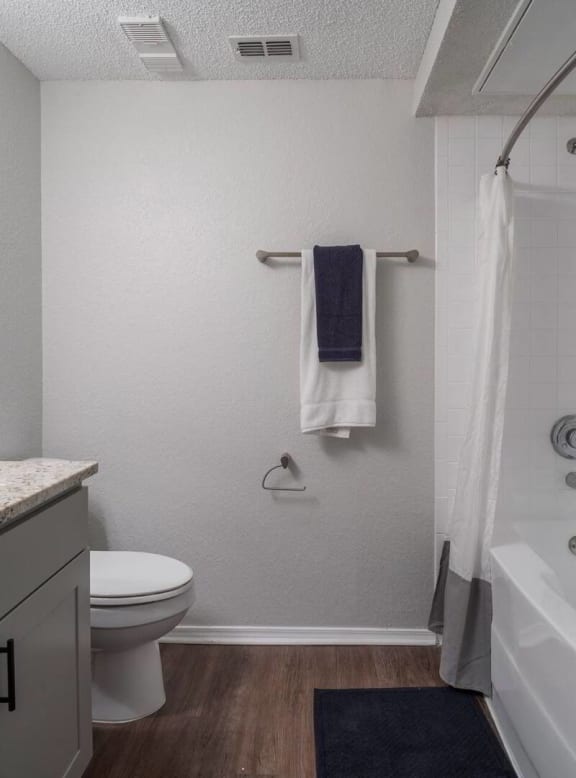 Updated bathroom at Promenade at Carillon, St. Petersburg, FL, 33716
