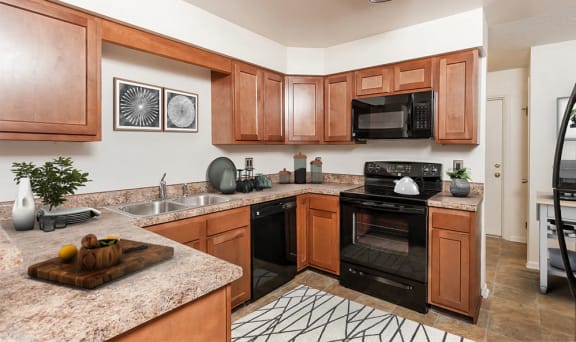 Upscale Stainless Steel Appliances at Centerpointe Apartments, Canandaigua, New York