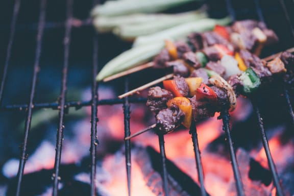 Outdoor Grilling BBQ at River Pointe Apartments