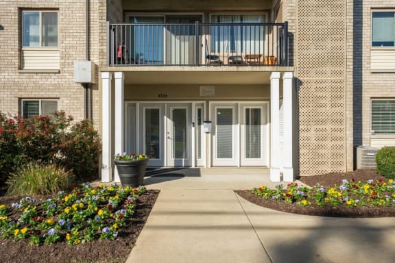 Main Entrance of the Community at The District at Forestville