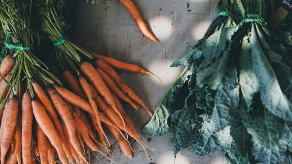 Vegetables on the Kitchen Table at The District at Forestville