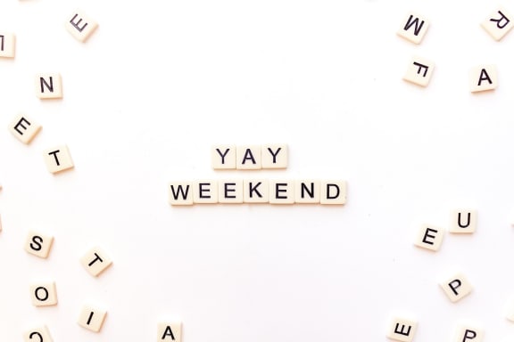 Scrabble Tiles with Weekend at The District at Forestville