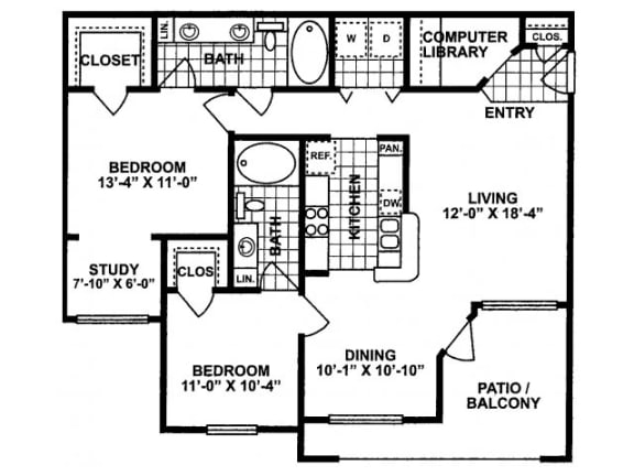 Ridgeline Classic Floor Plan | Lodge at Lakeline Village