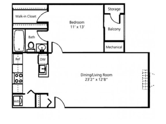The Linden Floor Plan |Pavilions