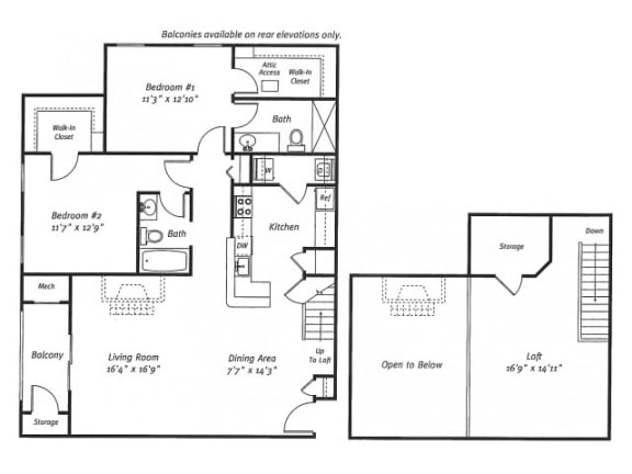 Nipmuc Floor Plan | Residences at Westborough