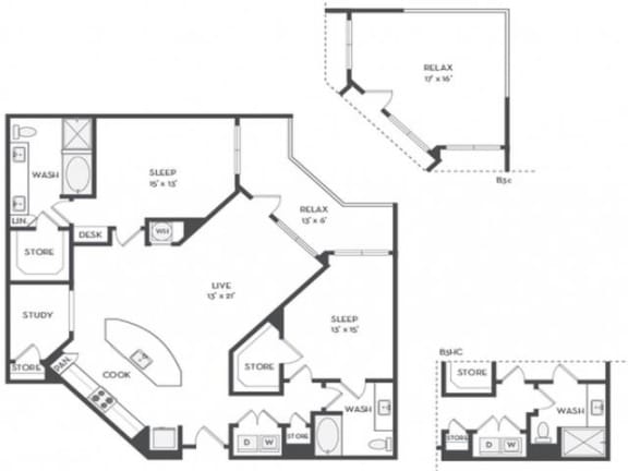 B10S Floor Plan | The District at Rosemary