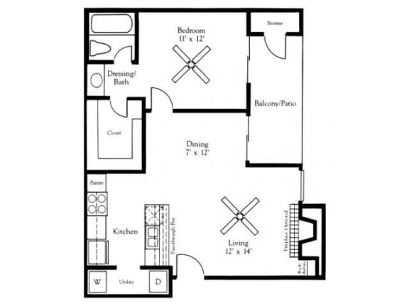 A2 Floor Plan A2 Floor Plan |Village Oaks