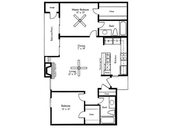 B3 Floor Plan B3 Floor Plan |Village Oaks