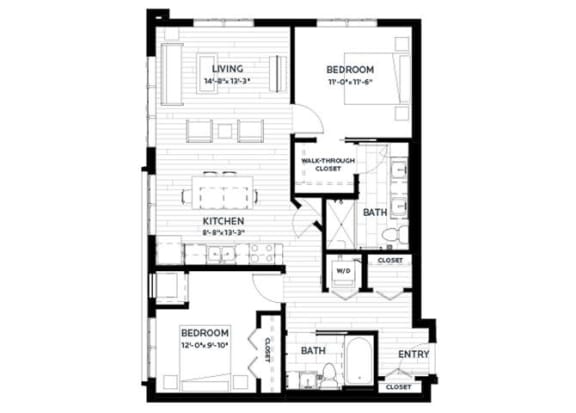  Floor Plan Fern 4 (Flats)