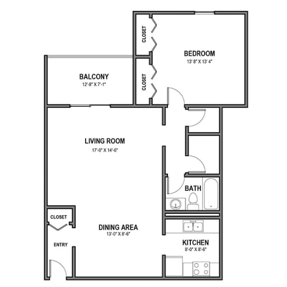 Walnut Crossings Walnut Crossings Large 1 BR, 1 Bath, 950 Sq.Ft. Balcony, Walnut Crossings Apartments, Monroeville, PA