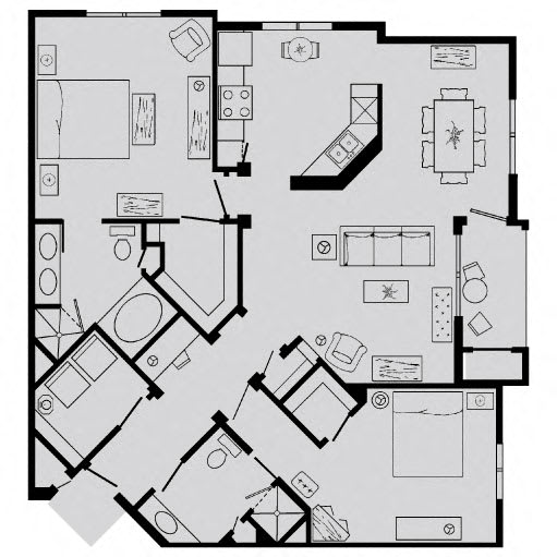  Floor Plan 2A, 2B
