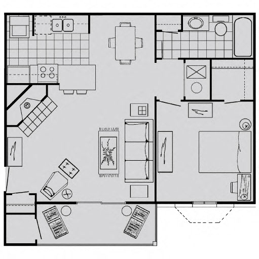Floor Plans of LionsGate Apartments in Lincoln, NE