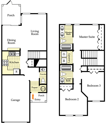 Floor Plan  Three bedroom