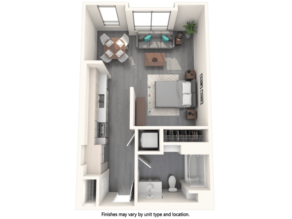 Vive Luxe Apartments S1 Floor Plan