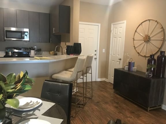 Open Foyer and Kitchen Area at Lagniappe Of Biloxi Apartment Homes, Biloxi, Mississippi