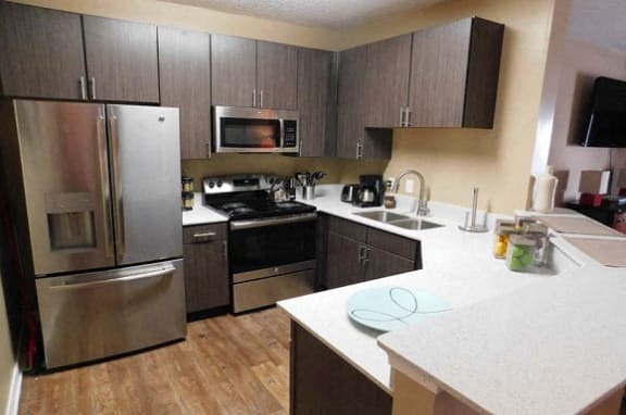 Newly Renovated Kitchen Appliances at Lagniappe Of Biloxi Apartment Homes, Biloxi, MS, 39532