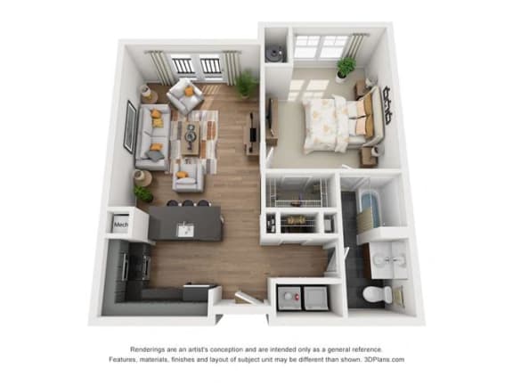 Berwyn | 1 bed - 1 Bath at Riverwalk, Conshohocken, PA