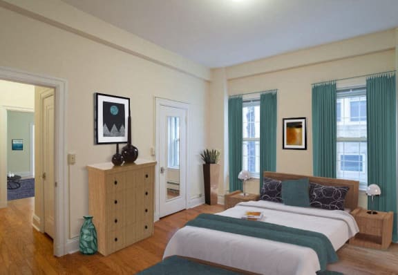 Bedroom at The Regent, Brookline, MA 02446