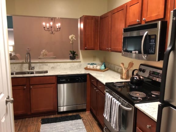 Stainless Steel Appliances at The Summit of Shreveport Apartment Homes, LA, 70115