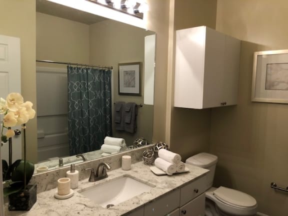 Master Bathroom at The Summit of Shreveport Apartment Homes, Shreveport, LA, 70115