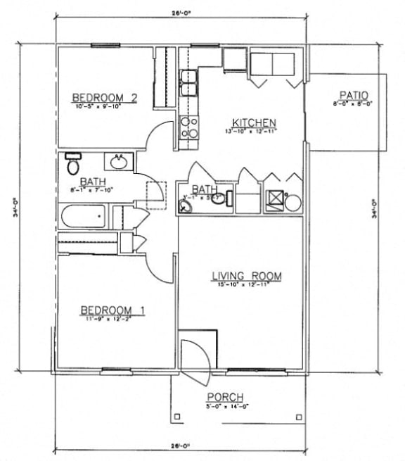 Floor Plans of Tremont Greene in Tiffin, OH