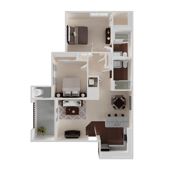 The Oaks at Hackberry | Apartments | Floorplan