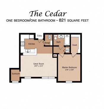 Floor Plan The Cedar