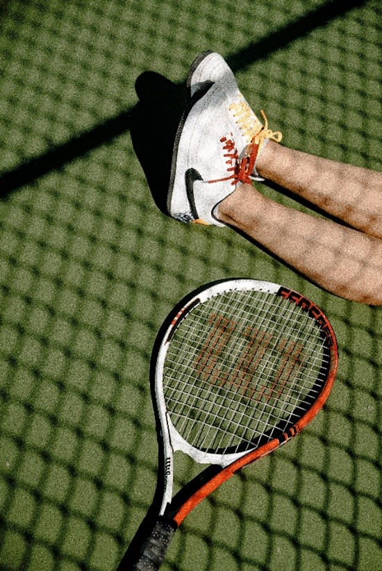 Tennis Racquet at Encina Meadows, Goleta, CA