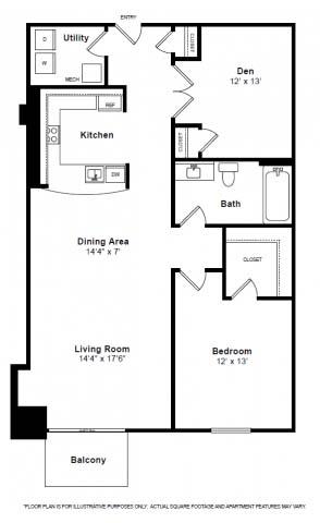 Apollo Floorplan Apollo Floorplan at The Manhattan Tower and Lofts
