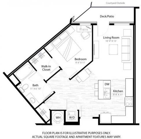 Emerson Floorplan Emerson Floorplan at Windsor at Broadway Station