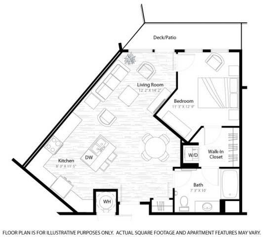 Logan Floorplan Logan Floorplan at Windsor at Broadway Station