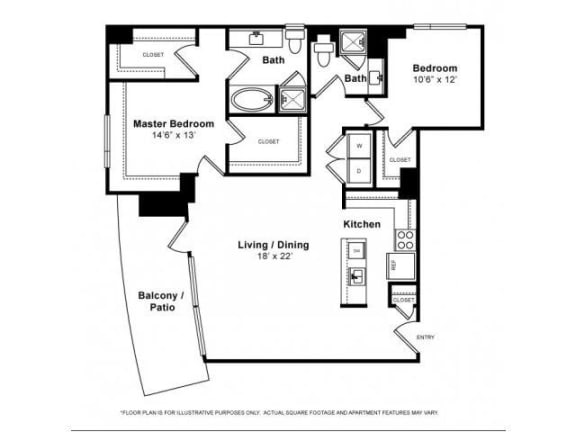 Floorplan Floorplan at Windsor Memorial, 3131 Memorial Court, Houston, TX